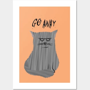 Go away! Posters and Art